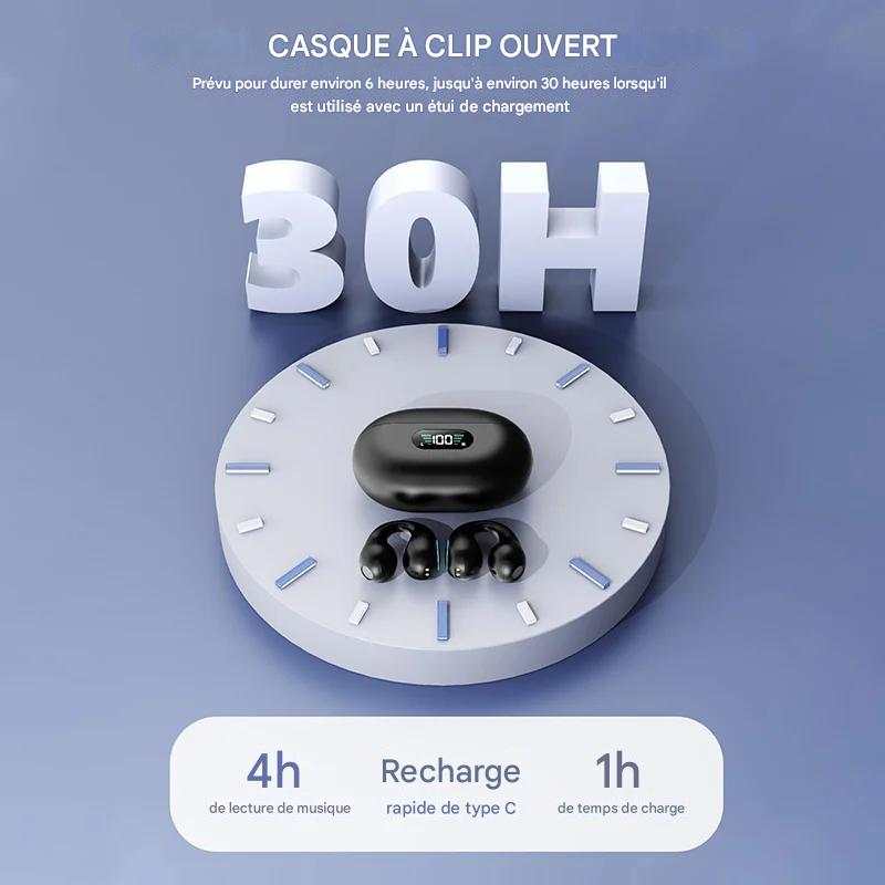 Ecouteurs clip Bluetooth Waterproof - Beconnectlt