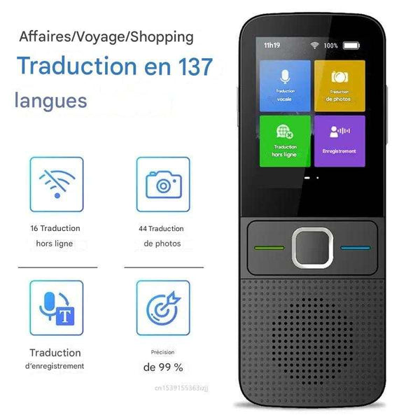 traducteur vocal instantané. - Beconnectlt