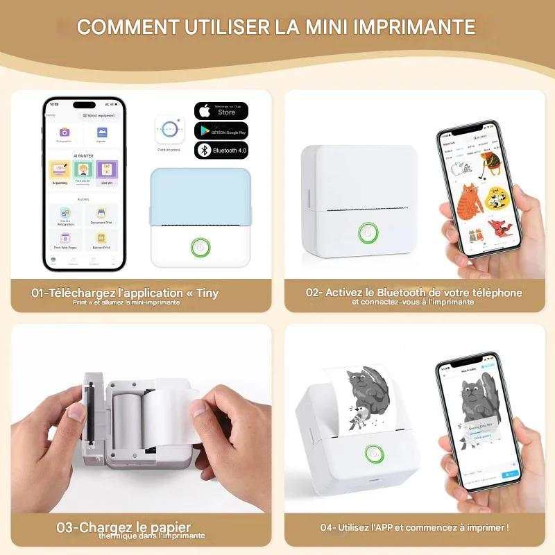 imprimante thermique Bluetooth - Beconnectlt