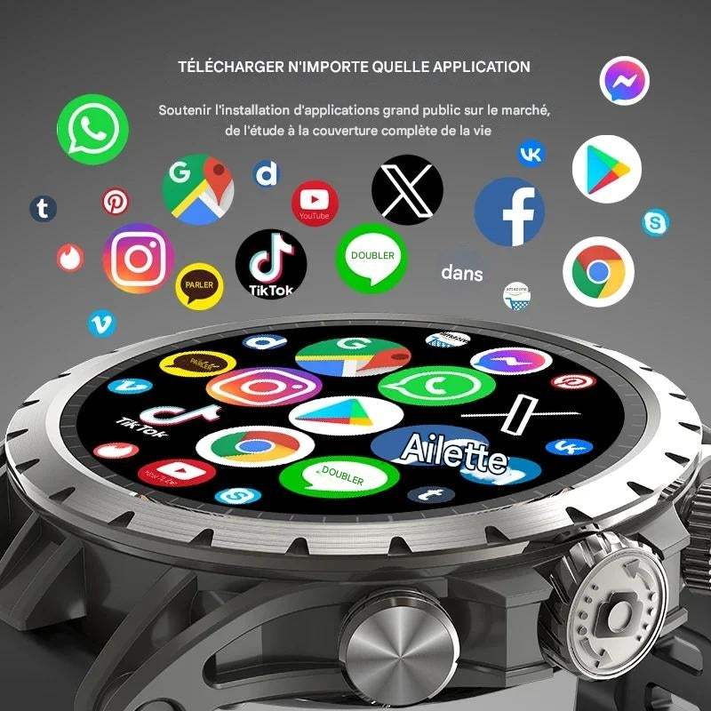 Montre connectée 4G Vidéo HD Caméra 5MP - Beconnectlt