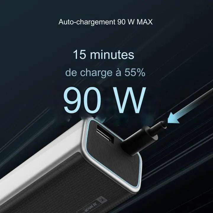 Batterie externe 10000mAh 150W - Beconnectlt